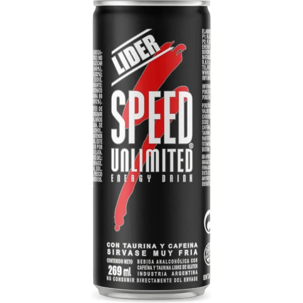 Bebida Energizante Speed Unlimited 269 ml