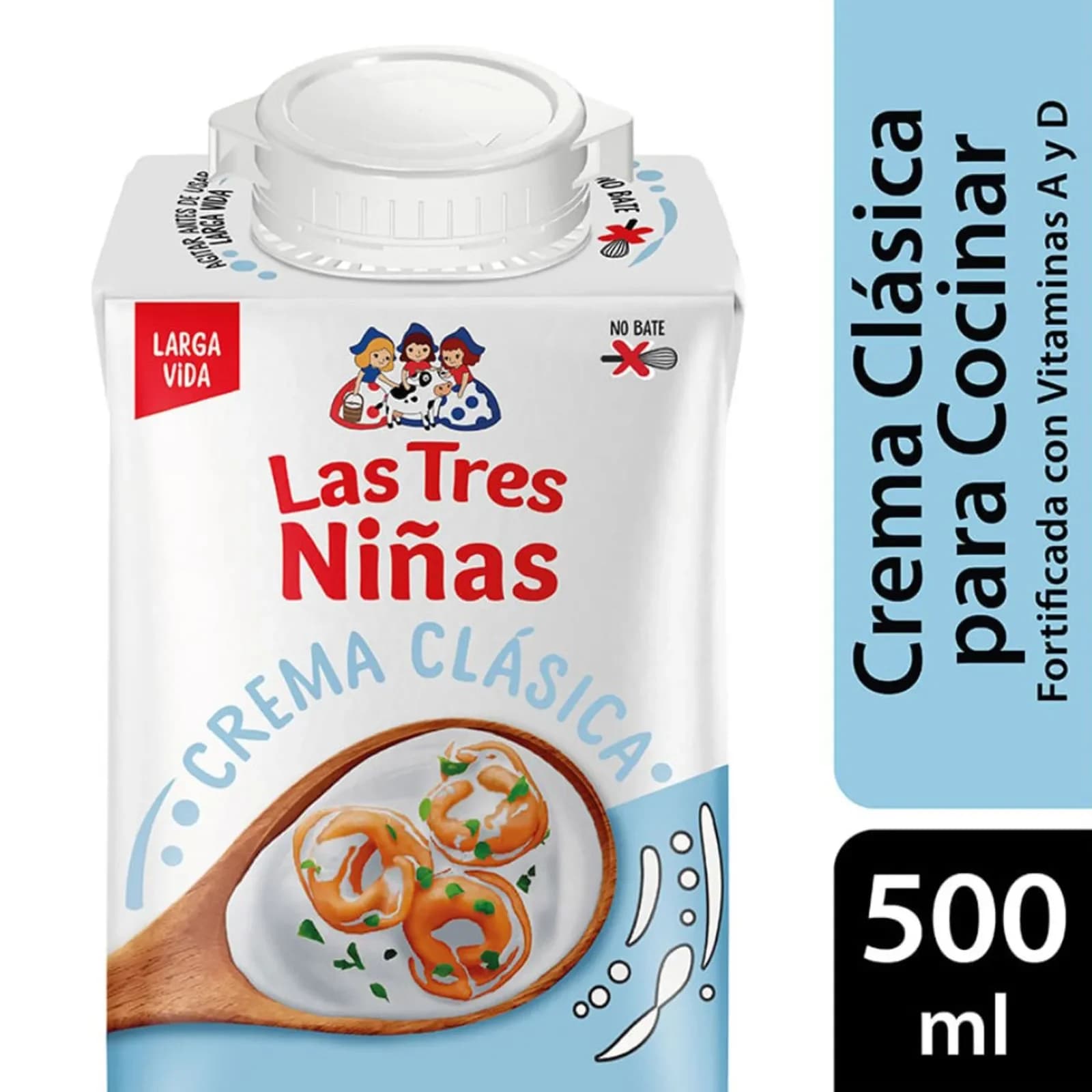 Crema de Leche Las Tres Niñas para Cocinar 500cc