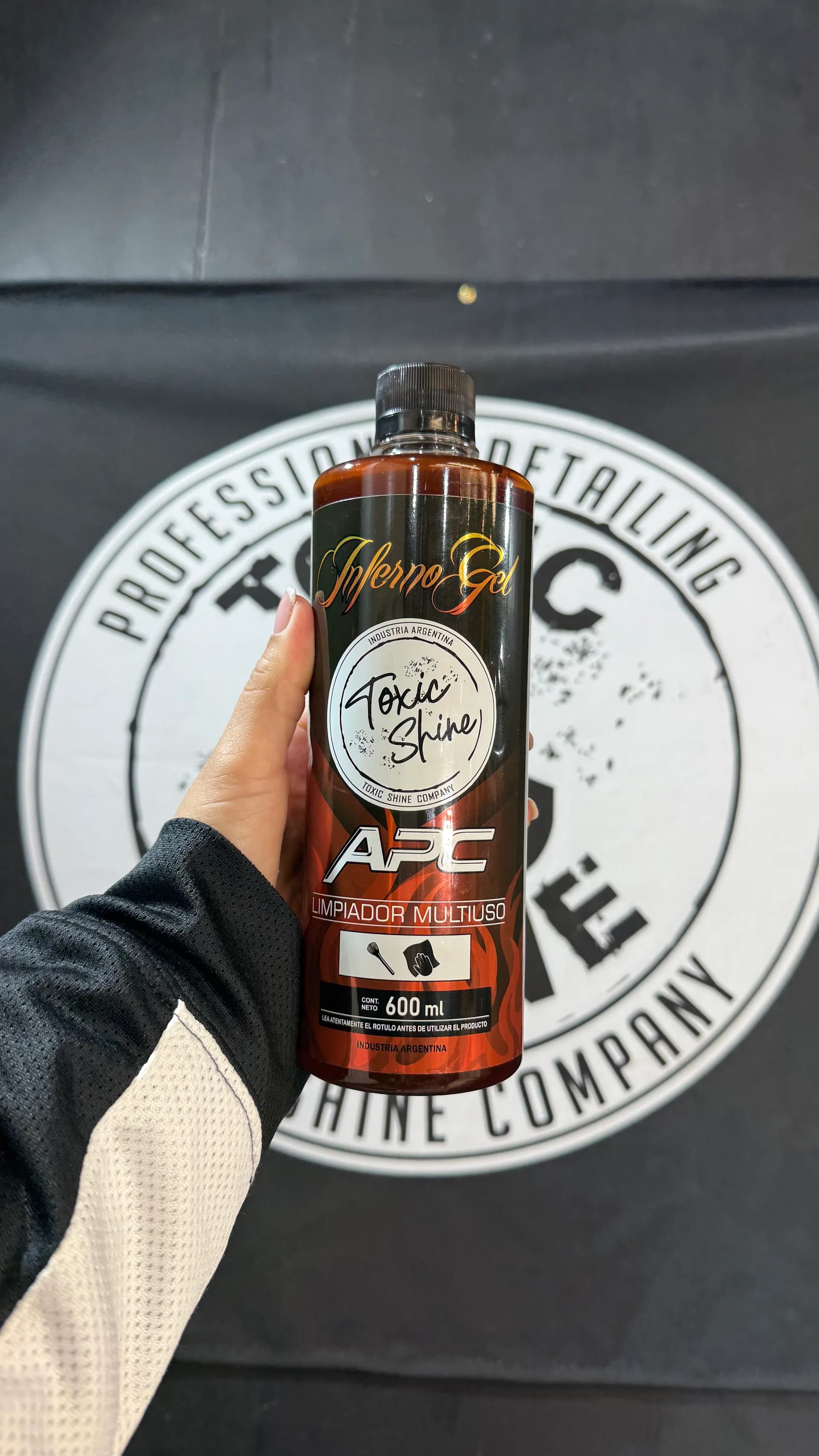 INFERNO GEL APC PREMIUM 600ML TOXIC SHINE