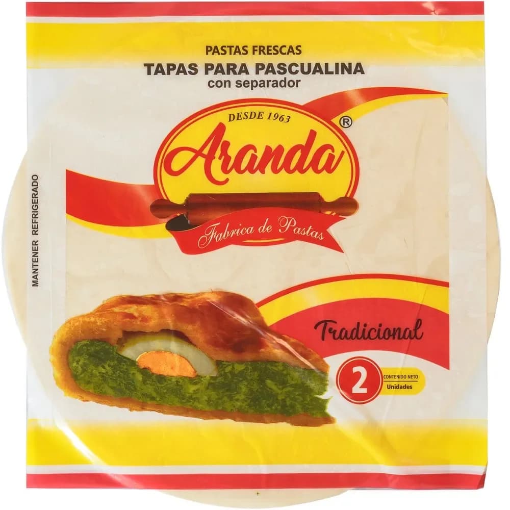 Tapas Tarta para pascualinas Aranda x 2U.