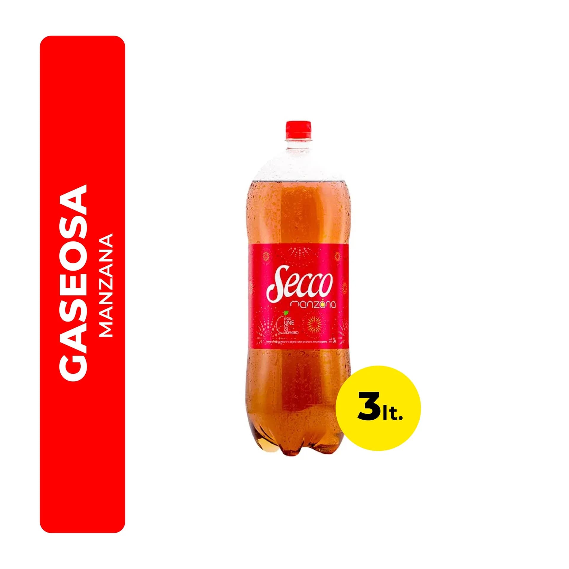 Gaseosa Manzana Secco 3 Lts