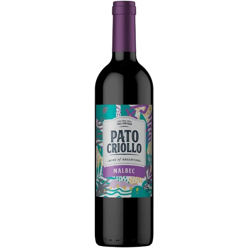 Vino Tinto Malbec Pato Criollo en Botella 750 cc