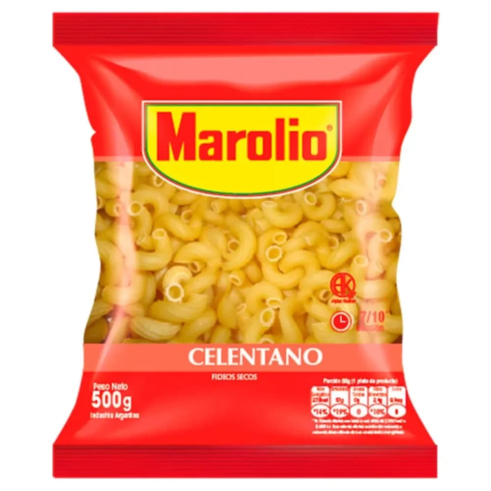 Fideos Marolio Celentano 500g