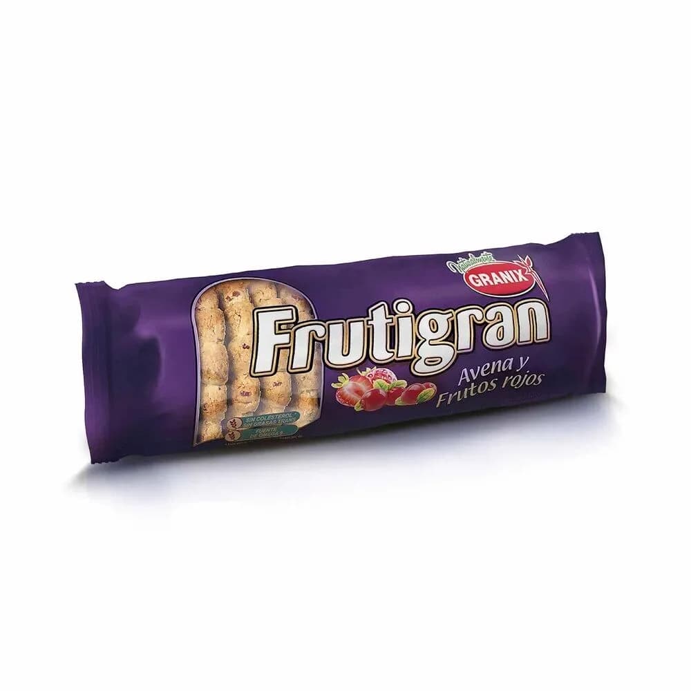 Galletitas Frutigran Avena Frutos Rojos 250 Grs