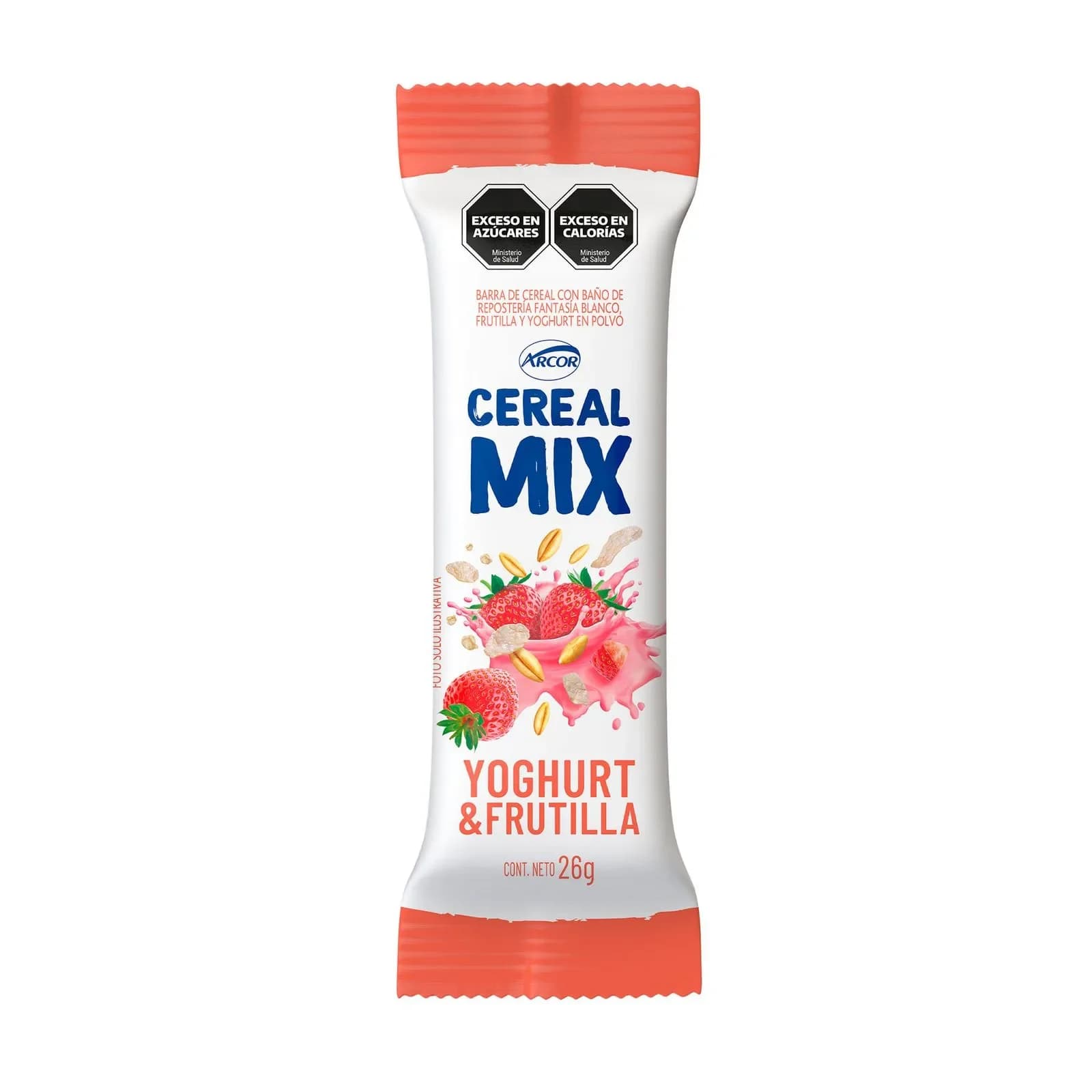 Barrita de Cereal Mix Yogur Frutilla 1 u. 26g