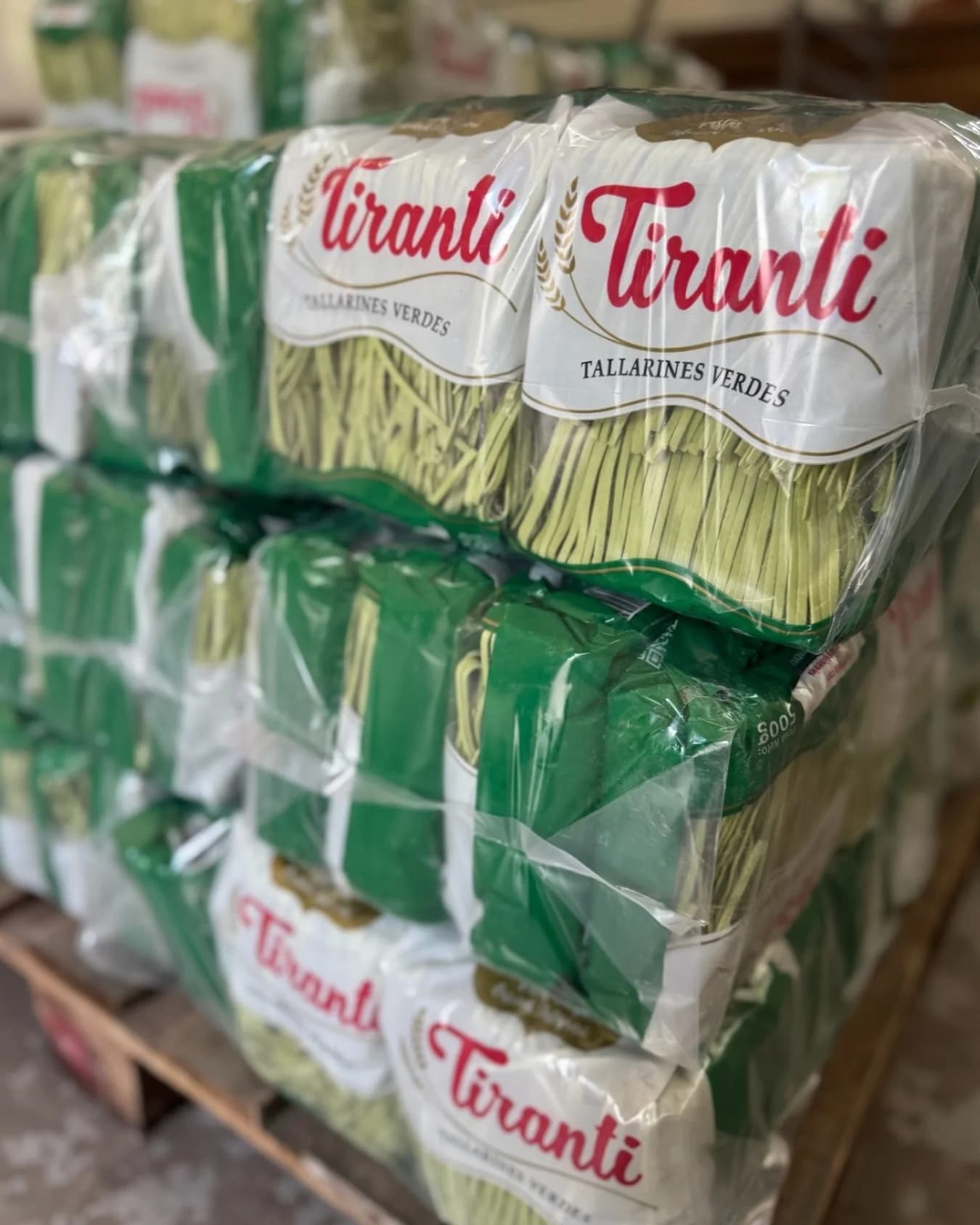 Tiranti Fideos Nido Mediano Verde 500g