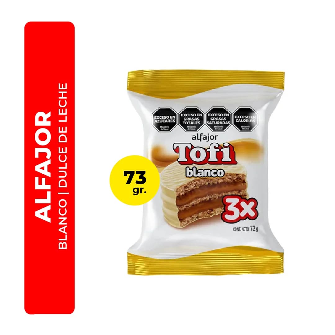Alfajor Tofi Blanco 73 Gr