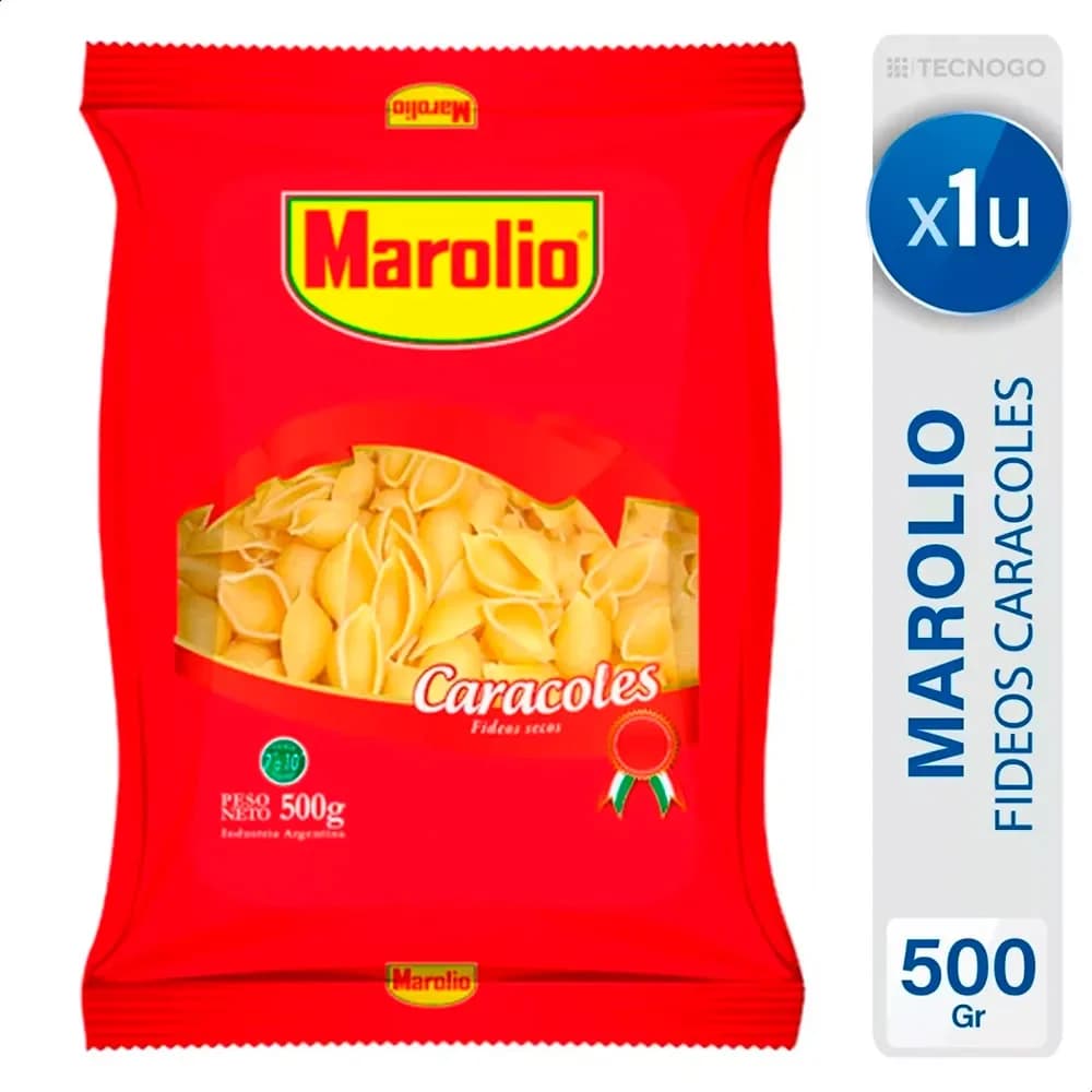 Fideos Marolio Caracoles 500g